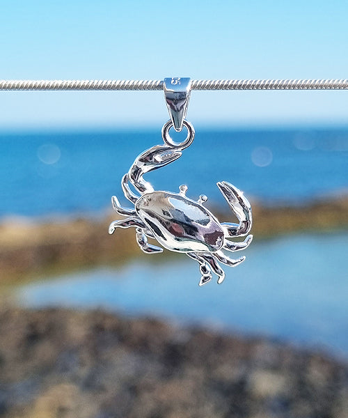 海事シルバー ジュエリー シェル カニ タツノオトシゴ ペンダント